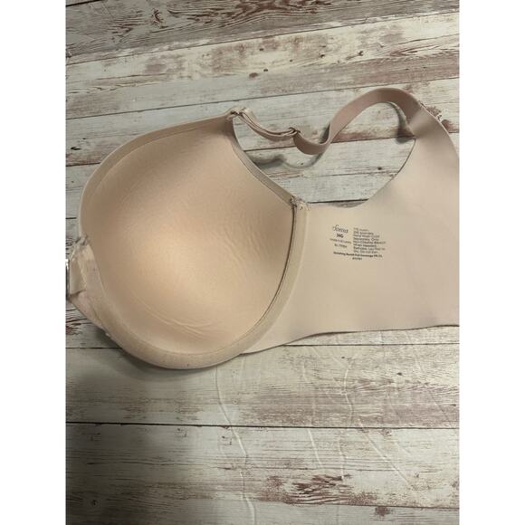 Soma Vanishing Back Full Coverage Bra Size 34G Front Closure Neutral - Picture 5 of 5